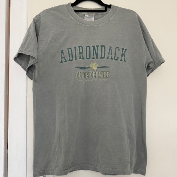 VINTAGE Adirondack Guide Service outdoors camping graphic t-shirt - Picture 2 of 7